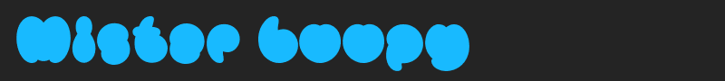 Mister Loopy font
